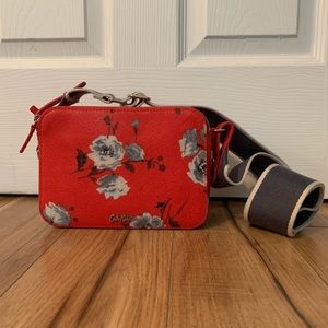 Cath Kidston Floral Red Crossbody Purse
